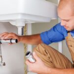 Plumber, wrench, man.