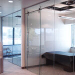 glass door